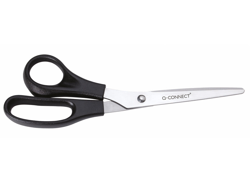 Tijera oficina q-connect para zurdos 8" 21 cm