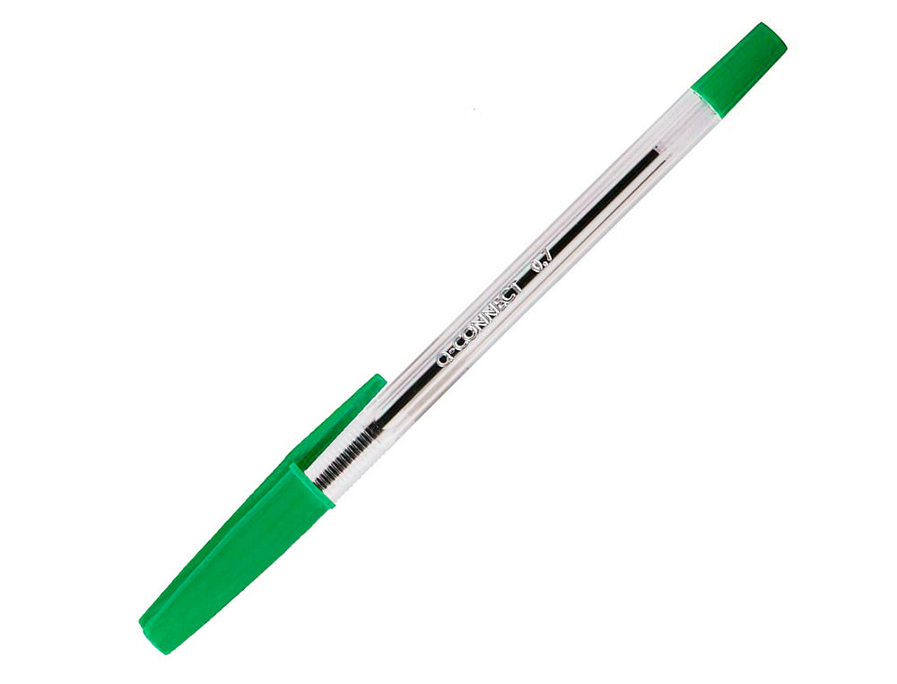 Boligrafo transparente q-connect  kf26039