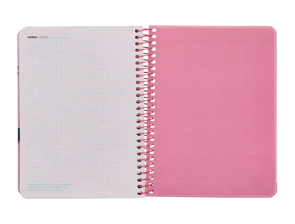 Agenda escolar liderpapel 25-26 teens patterns abstract pattern semana vista a6 bilingue papel fsc 80 gr