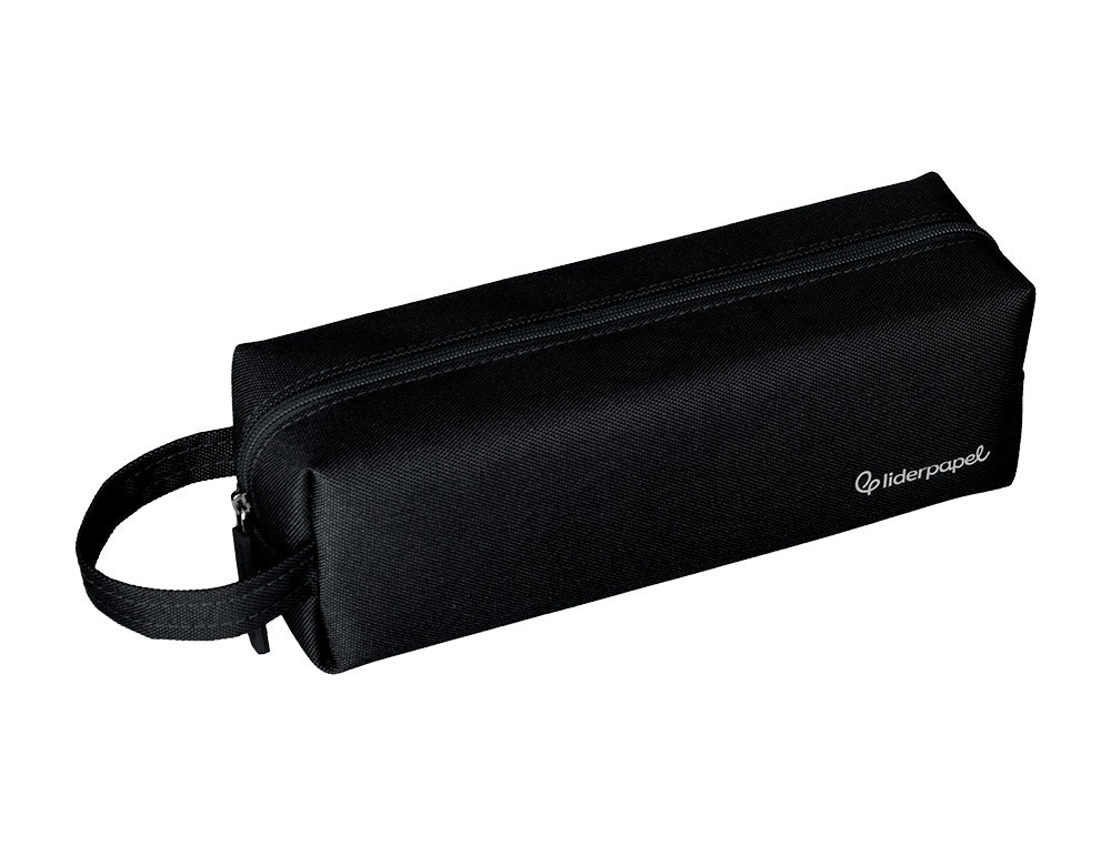 Estuche portatodo liderpapel classic rectangular con asa 210x70mm