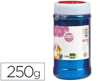Purpurina liderpapel fantasia color metalico bote de 250 gr