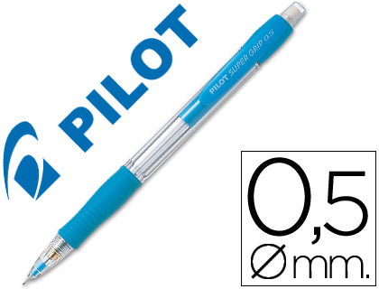 Portaminas pilot super grip 0,5 mm sujecion de caucho