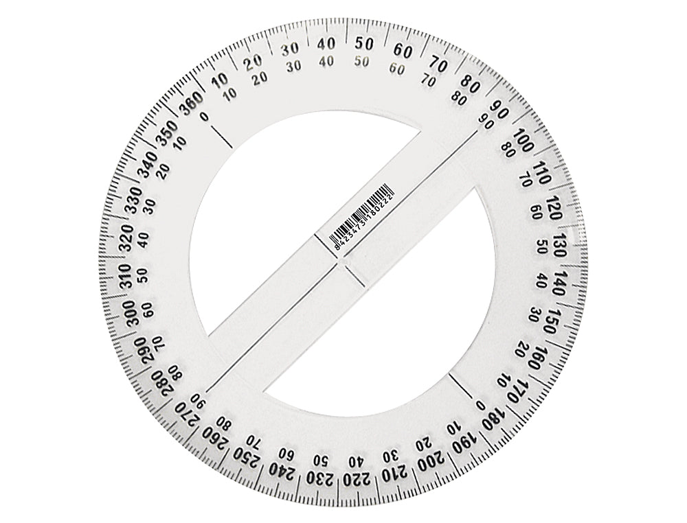Circulo plastico liderpapel 10 cm