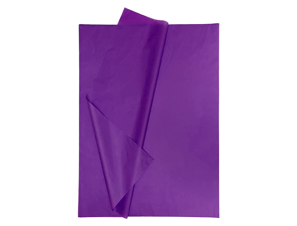 Papel seda liderpapel 52x76cm 18g/m2 bolsa de 5 hojas