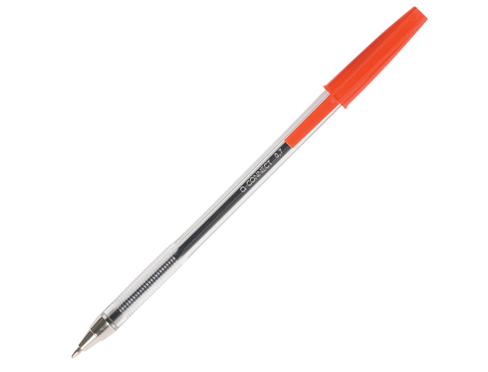 Boligrafo transparente q-connect  kf26039