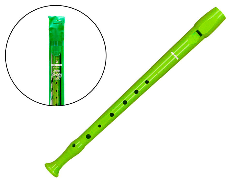 Flauta hohner 9508 funda verde y transparente