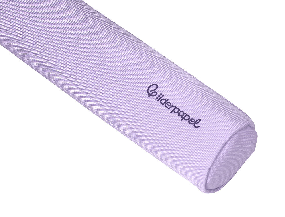 Estuche portatodo liderpapel slim cilindrico 220x45mm