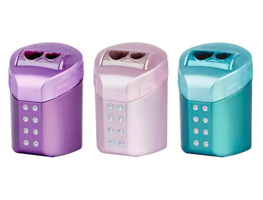 Sacapuntas faber castell doble roll on sparkle