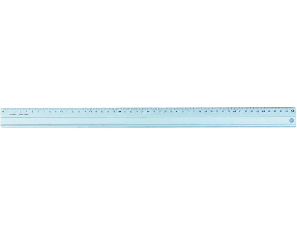 Regla q-connect metalica aluminio 50 cm