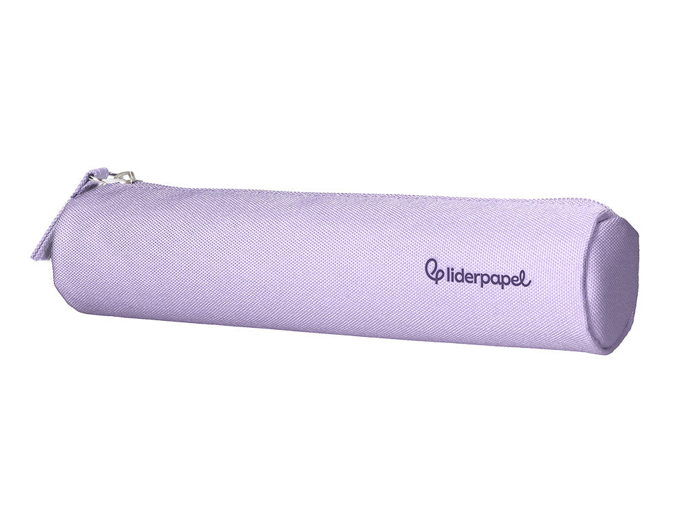 Estuche portatodo liderpapel slim cilindrico 220x45mm