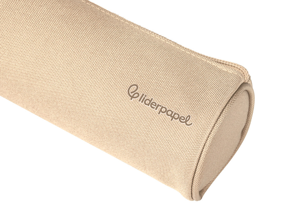Estuche portatodo liderpapel classic cilindrico ancho 210x70mm