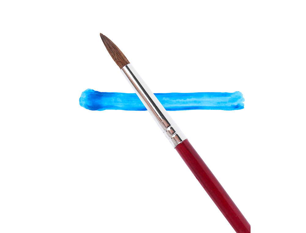 Pinceles acuarela liderpapel nº 8 virola cromada pelo engomado