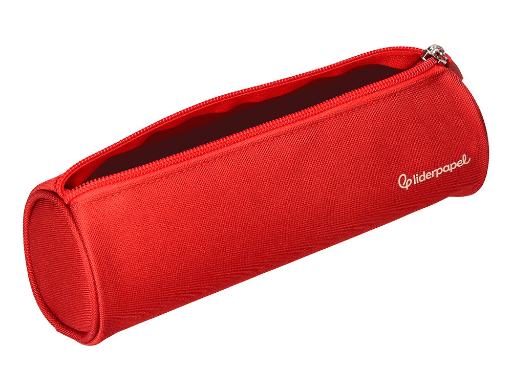 Estuche portatodo liderpapel classic cilindrico ancho 210x70mm