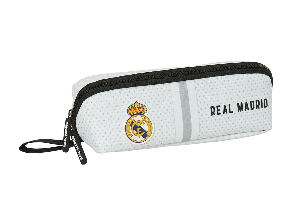 Bolso escolar portatodo safta cuadrado grande real madrid 1 equipacion 24/25 80x200x80 mm