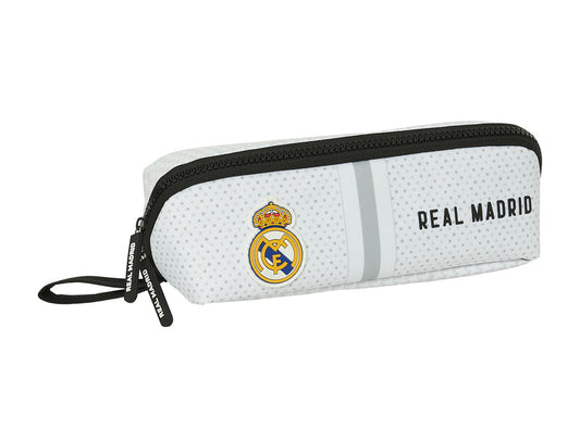 Bolso escolar portatodo safta cuadrado grande real madrid 1 equipacion 24/25 80x200x80 mm