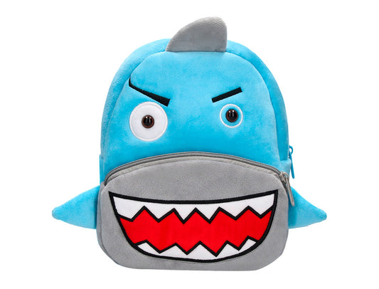 Mochila preescolar liderpapel peluche infantil tiburon 260x100x240 mm