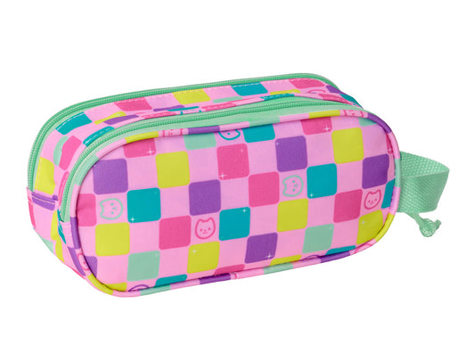 Bolso escolar portatodo safta doble 3d mochilas 3d gabby's dollhouse 80x210x60 mm