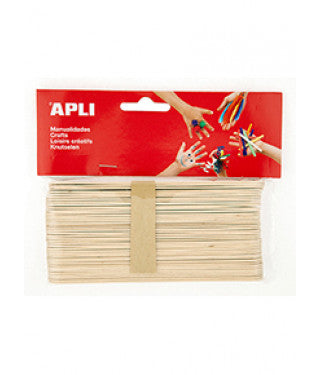 Depresores color madera natural