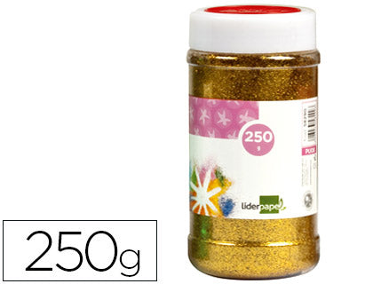 Purpurina liderpapel fantasia color metalico bote de 250 gr