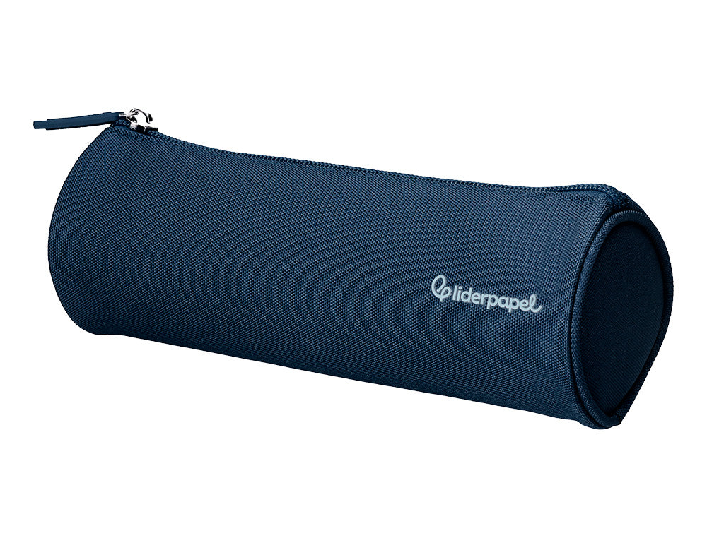 Estuche portatodo liderpapel classic cilindrico ancho 210x70mm