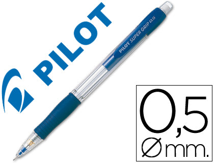Portaminas pilot super grip 0,5 mm sujecion de caucho