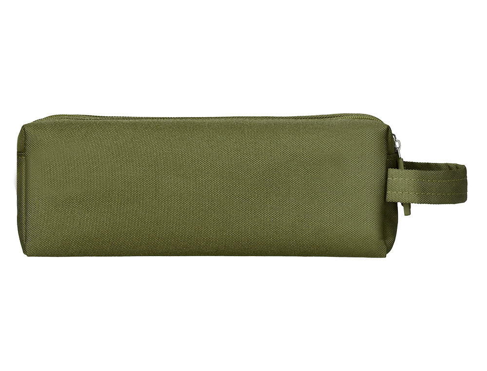 Estuche portatodo liderpapel classic rectangular con asa 2 cremalleras 210 x80mm 