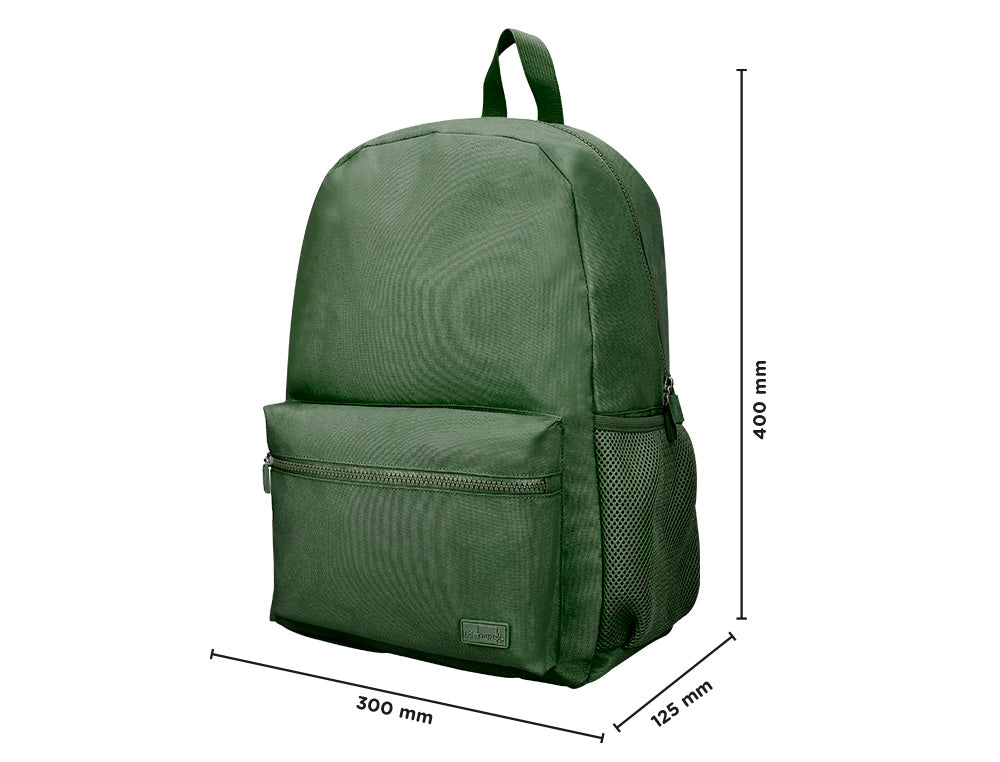 Mochila liderpapel core con compartimento lateral elastico 15 l 400x125x300 mm