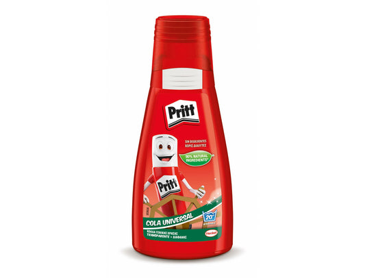 Pegamento cola universal pritt transparente bote de 100 gr