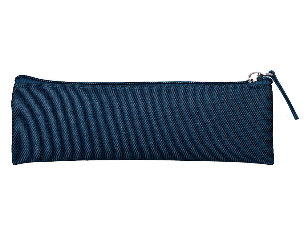 Estuche portatodo liderpapel plano estrecho una cremallera 200x60mm