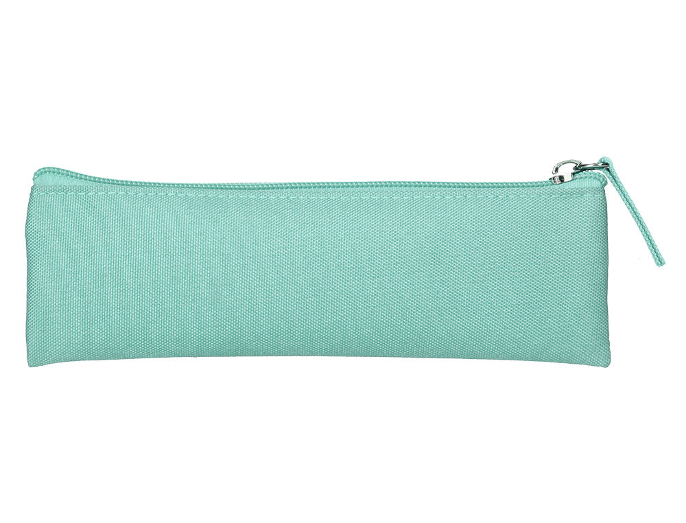 Estuche portatodo liderpapel plano estrecho una cremallera 200x60mm
