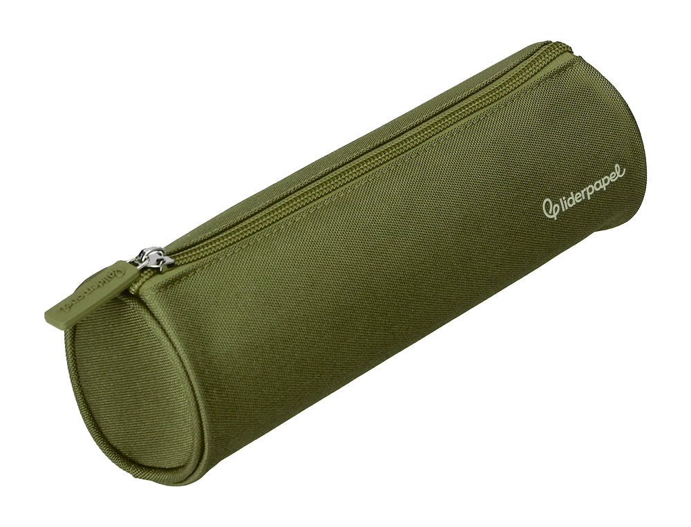 Estuche portatodo liderpapel classic cilindrico ancho 210x70mm