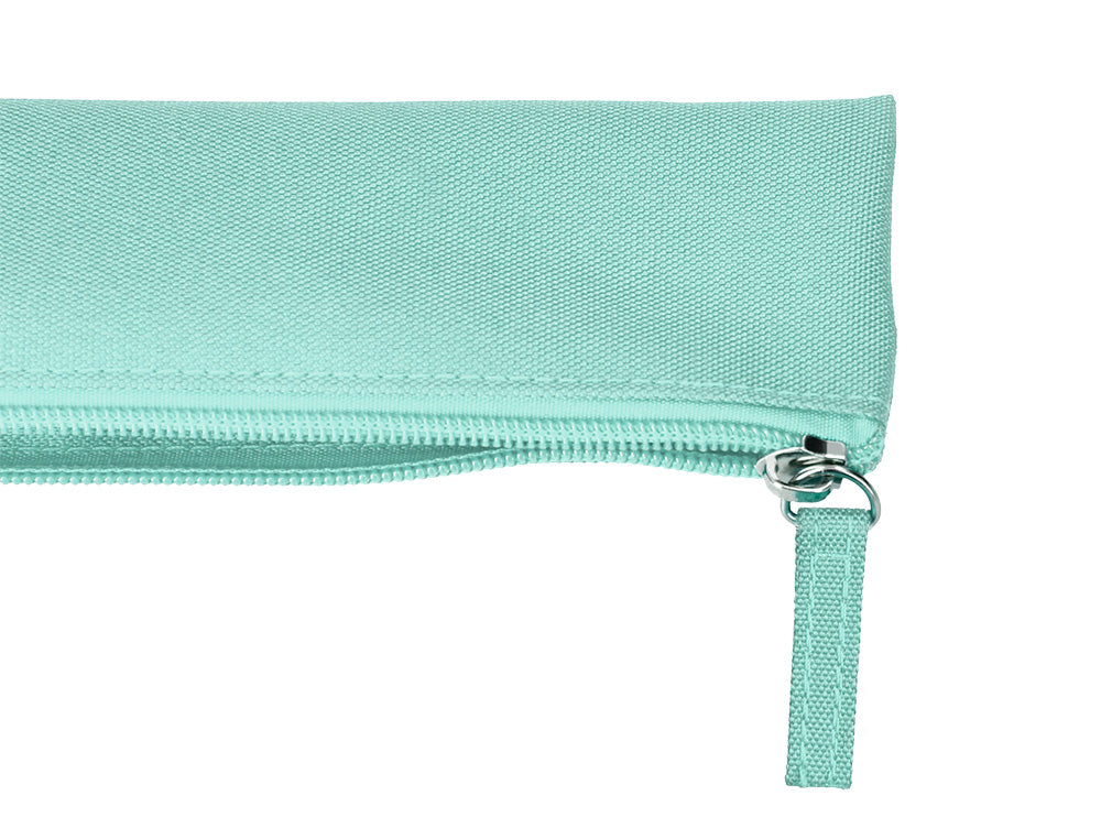 Estuche portatodo liderpapel plano estrecho una cremallera 200x60mm