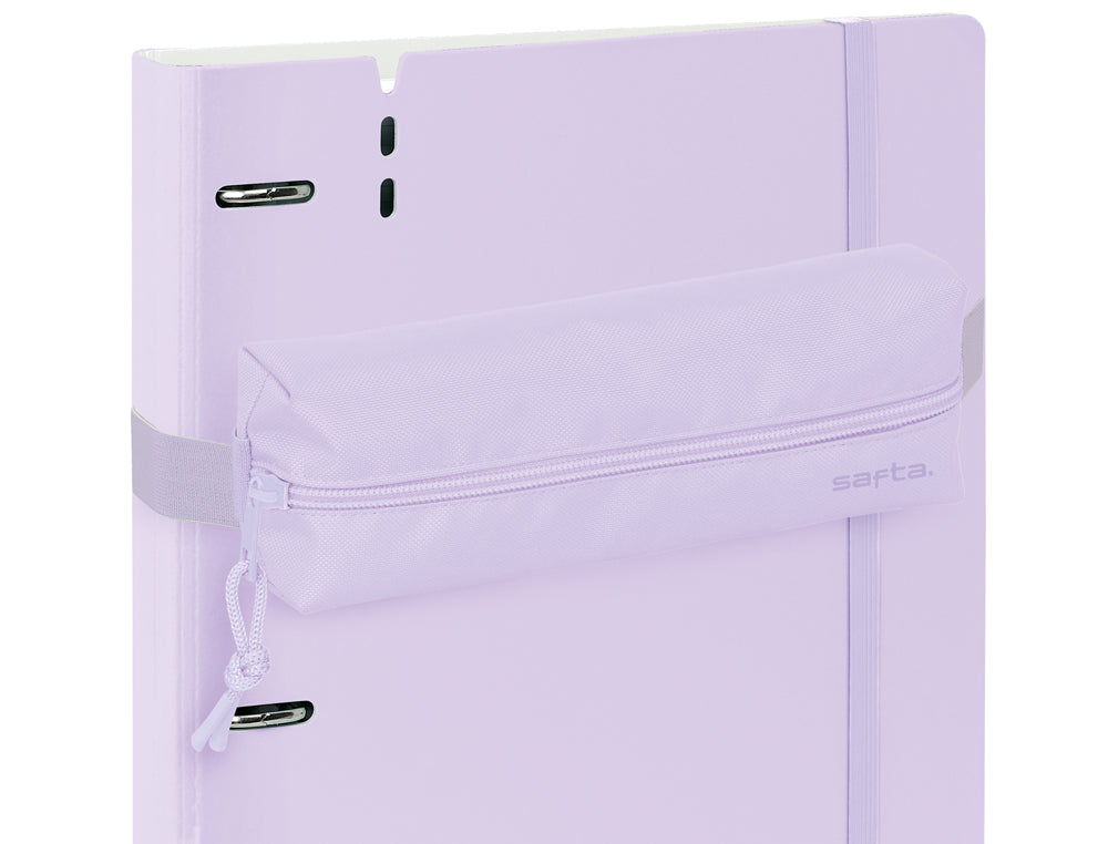 Bolso escolar portatodo safta rectangular con goma elastica 22 cm