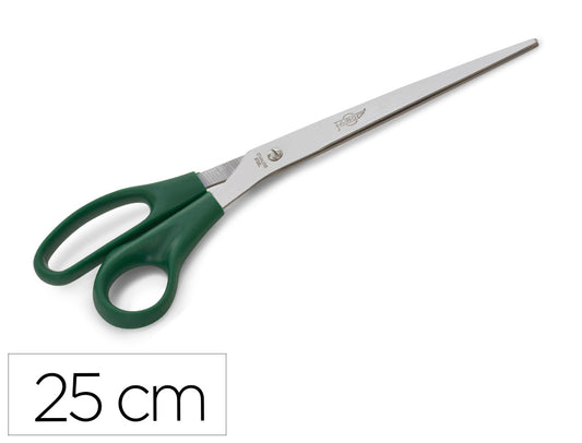 Tijera oficina faibo acero inoxidable 25 cm empuñadura ergonomica
