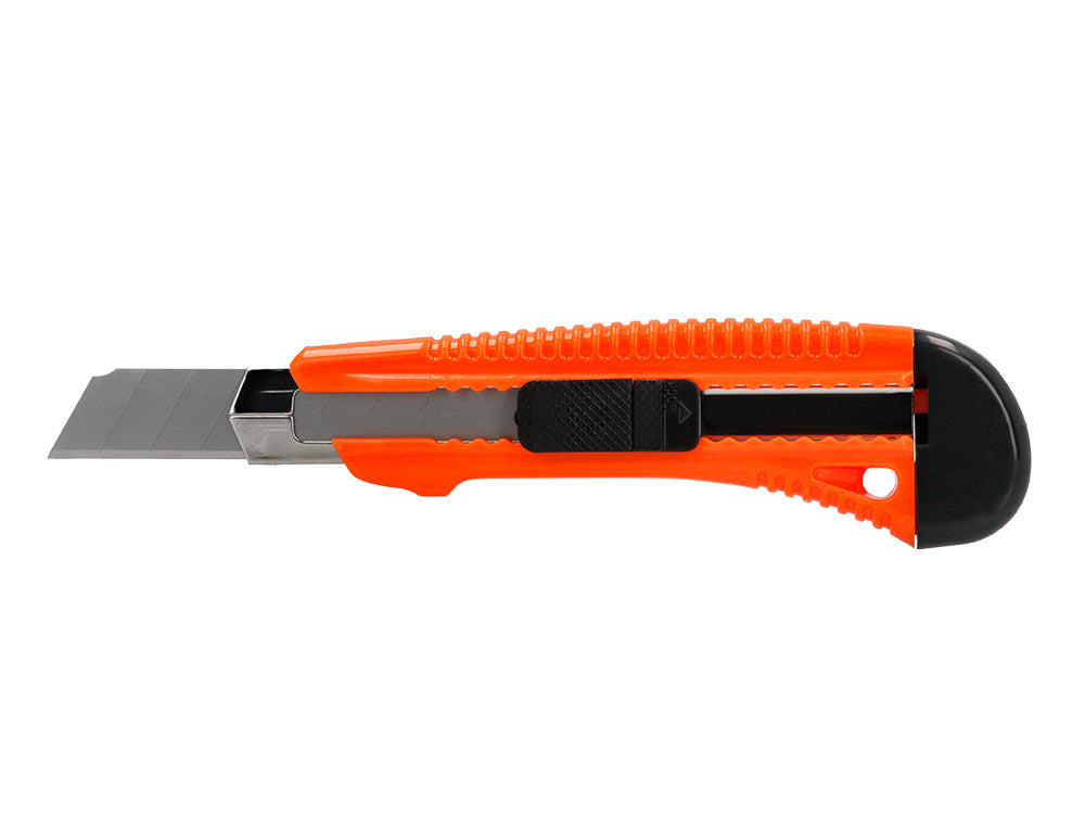 Cuter q-connect plastico ancho retractil cuchilla 18 mm xd-38 blister 1 unidad