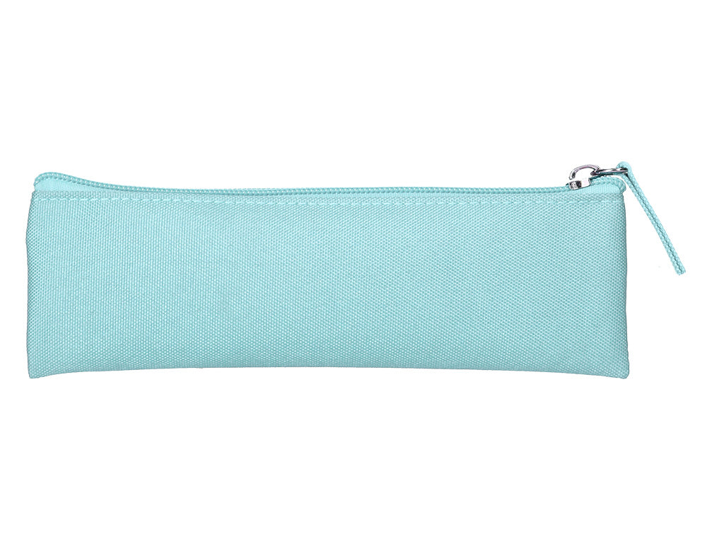 Estuche portatodo liderpapel plano estrecho una cremallera 200x60mm