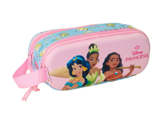 Bolso escolar portatodo safta doble 3d mochilas 3d princesas disney 80x210x60 mm