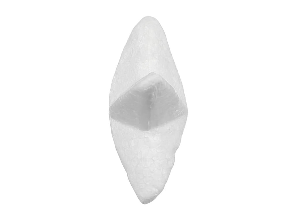 Figura de espuma blanca liderpapel estrella de 4 cm bolsa con 6 unidades
