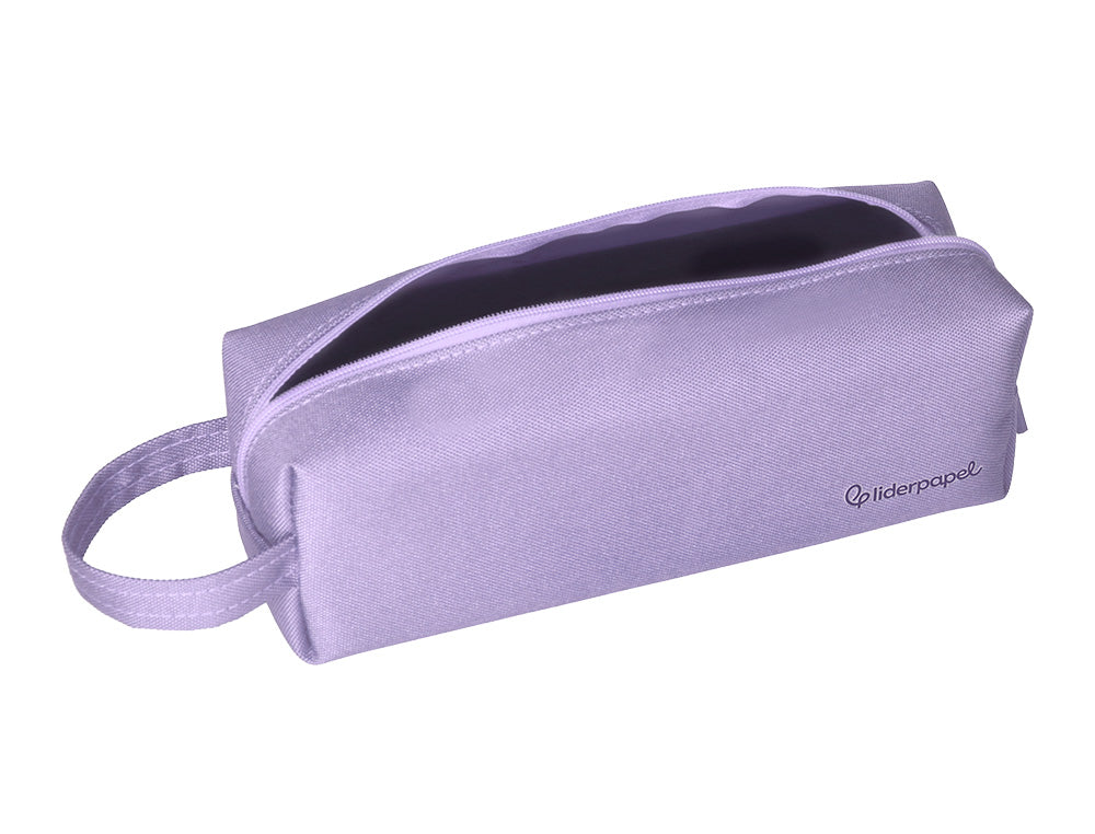 Estuche portatodo liderpapel classic rectangular con asa 210x70mm
