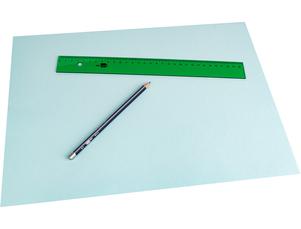Regla liderpapel 30 cm acrilico verde