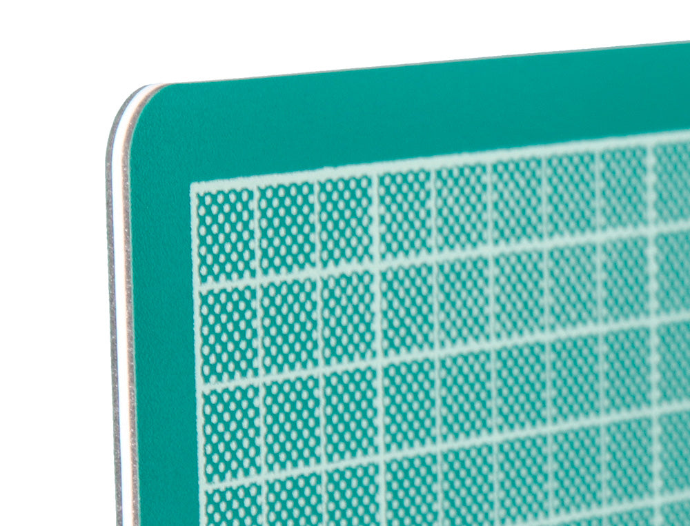 Plancha para corte q-connect din a1 3 mm grosor color verde