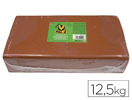Arcilla argila sio-2 color rojo paquete de 12,5 kg
