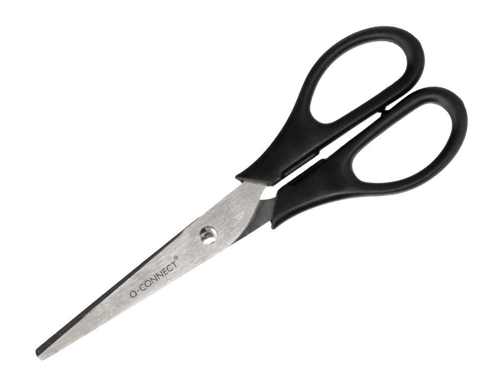 Tijera oficina q-connect inoxidable 7" 17 cm en blister