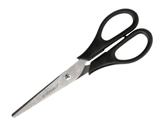 Tijera oficina q-connect inoxidable 7" 17 cm en blister