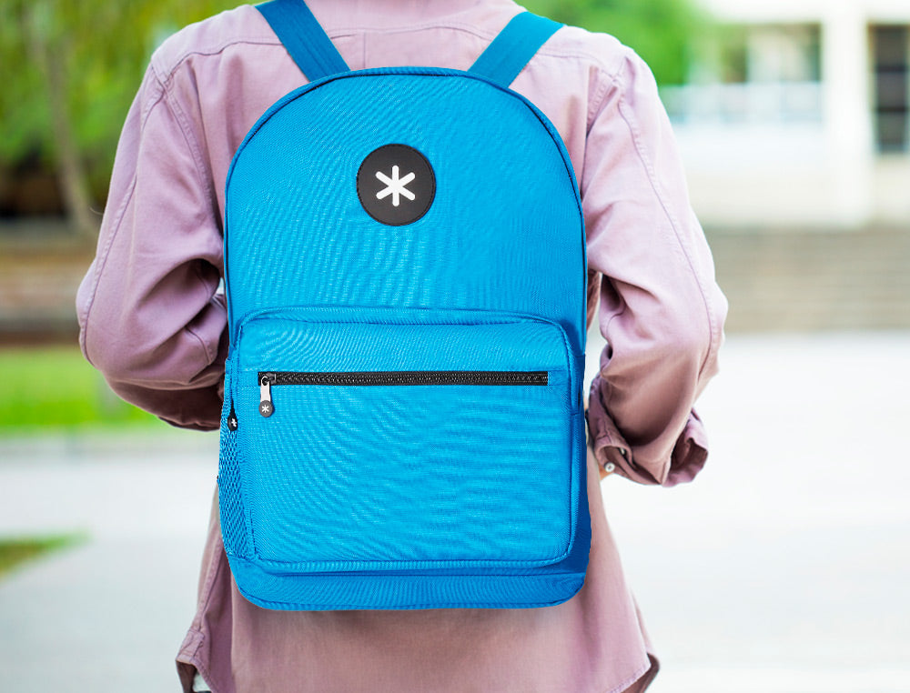 Mochila antartik con asa y bolsillo frontal con cremallera 320x140x430 mm