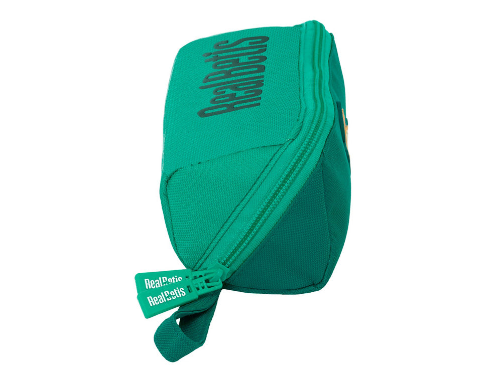 Bolso escolar portatodo safta cuadrado grande resistente al agua real betis 100x200x100 mm