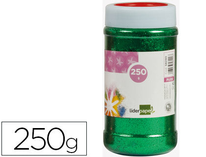 Purpurina liderpapel fantasia color metalico bote de 250 gr