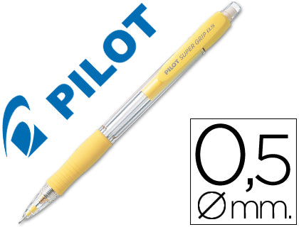 Portaminas pilot super grip 0,5 mm sujecion de caucho
