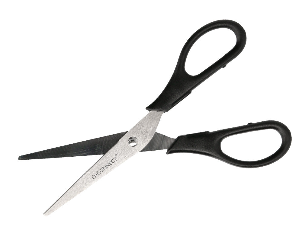 Tijera oficina q-connect inoxidable 7" 17 cm en blister