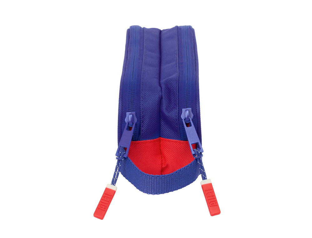 Bolso escolar portatodo safta doble atletico de madrid 80x210x60 mm